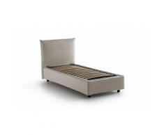 Letto : Singolo contenitore apertura frontale / Panna