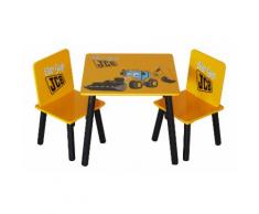 Mobili per bambini Joey JCB - Tavolo e 2 sedie