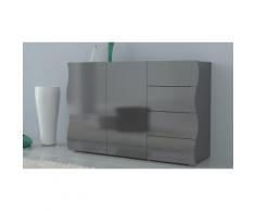 21061050 - Credenza Onda 2 ante 4 cassetti : Antracite